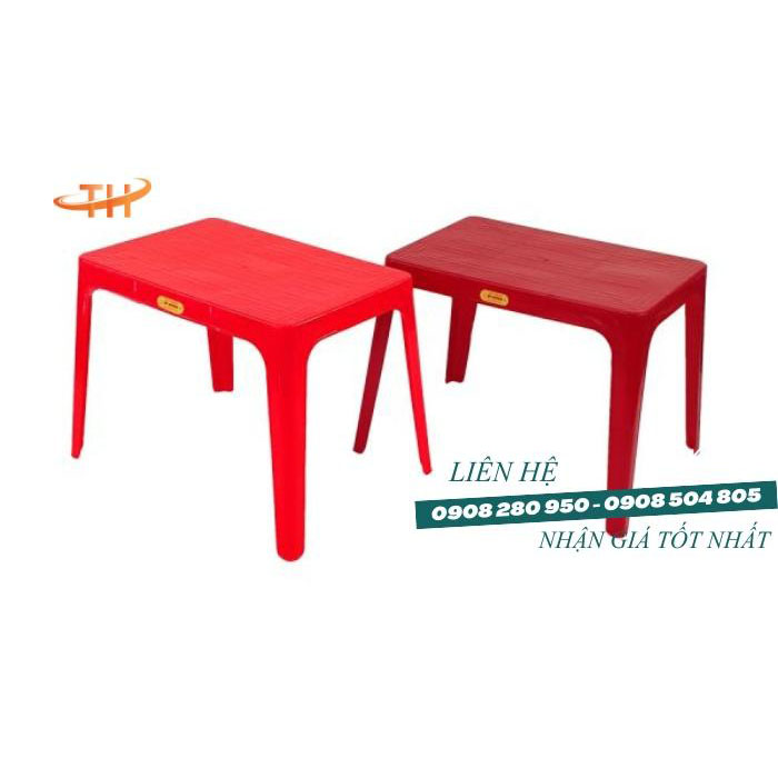 Bàn nhựa chữ nhật nhiều cỡ, chắc chắn, dùng bền giá rẻ 2 image005