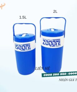 Ca đá tròn có vòi nhựa cao cấp giữ nhiệt tốt, giá sỉ toàn quốc 8 Binh nhiet co voi duong 1.5 2l