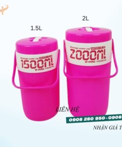Ca đá tròn có vòi nhựa cao cấp giữ nhiệt tốt, giá sỉ toàn quốc 9 Binh nhiet co voi hong 1.5 2l