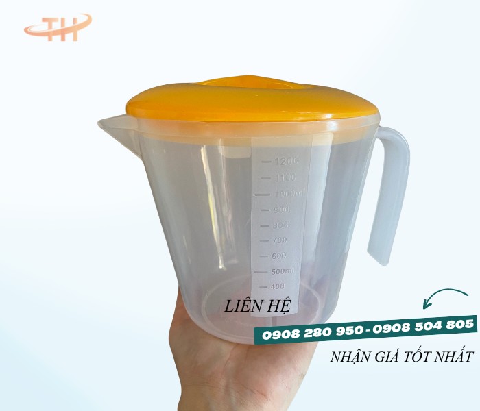 Xưởng sản xuất ca nhựa chia vạch giá tận xưởng uy tín 5 ca do luong 1L vang