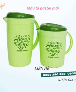 Ca đá tròn bông nhựa dày nhiều dung tích giá sỉ rẻ toàn quốc 13 ca tron bong pastel la