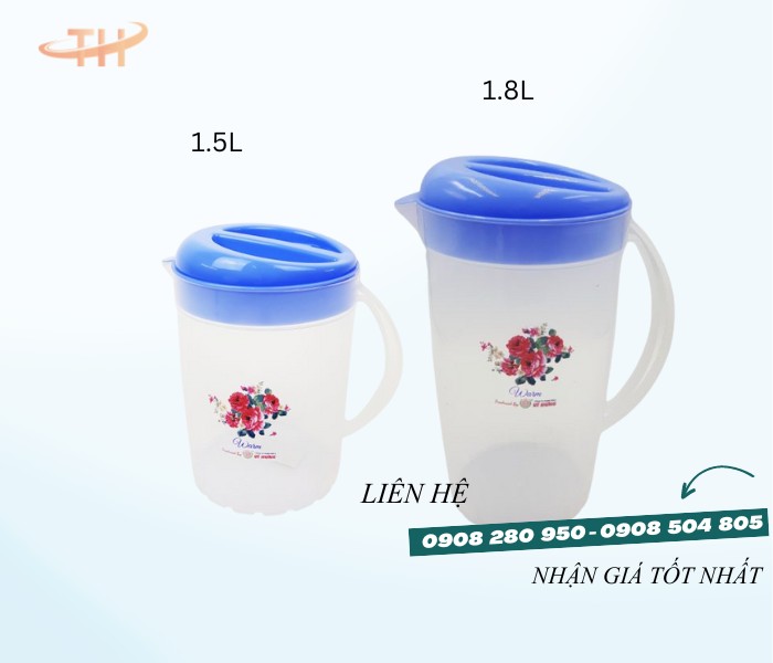 Ca đá tròn bông nhựa dày nhiều dung tích giá sỉ rẻ toàn quốc 7 ca tron bong trong nap duong