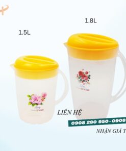Ca đá tròn bông nhựa dày nhiều dung tích giá sỉ rẻ toàn quốc 19 ca tron bong trong nap vang 1.5l 1.8l