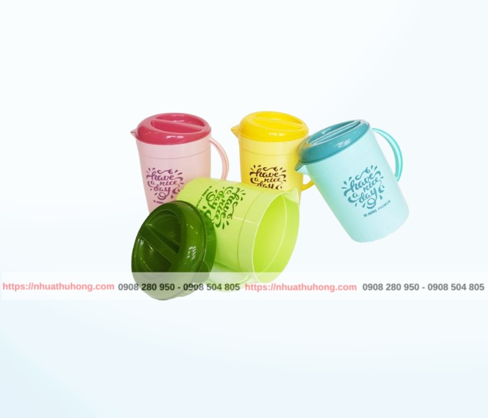 Ca đá tròn bông nhựa dày nhiều dung tích giá sỉ rẻ toàn quốc 1 ca tron bong