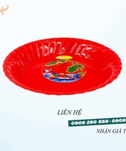 Sỉ dĩa bông lớn – Nhựa dày chắc, đa mẫu mã, giao nhanh toàn quốc 10 dia tron bong do