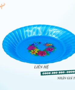 Sỉ dĩa bông lớn – Nhựa dày chắc, đa mẫu mã, giao nhanh toàn quốc 9 dia tron bong duong