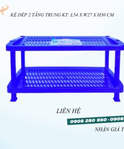 Kệ nhựa để giày dép 2 tầng kích thước nhỏ, trung, đại 13 ke dep 2 tang trung duong