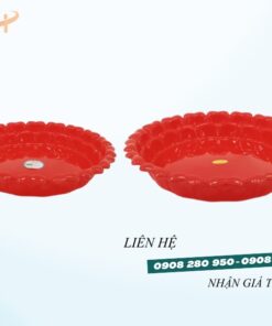 Khay bưng tròn cánh sen uy tín – Hàng có sẵn, giá ưu đãi 11 khay bung tron canh sen do