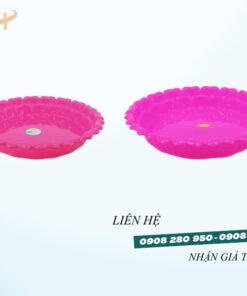 Khay bưng tròn cánh sen uy tín – Hàng có sẵn, giá ưu đãi 9 khay bung tron canh sen hong
