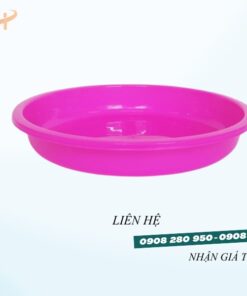 Khay bưng ly, đồ ăn hình tròn giá tận xưởng sỉ rẻ 9 khay bung tron hong