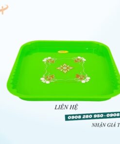 Khay Úp Bưng Ly Vuông Giá Rẻ Tại HCM – Nhựa Dày Bền, Tiện Lợi 11 khay bung vuong la