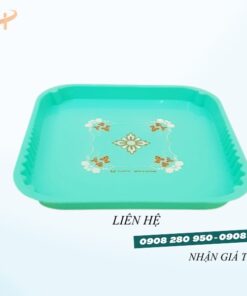 Khay Úp Bưng Ly Vuông Giá Rẻ Tại HCM – Nhựa Dày Bền, Tiện Lợi 12 khay bung vuong la nhat