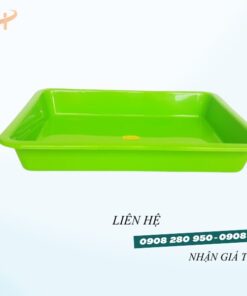 Khay nhựa vuông nhiều cỡ – Đa năng, bền đẹp, giá sỉ ưu đãi 8 khay up bung ly la