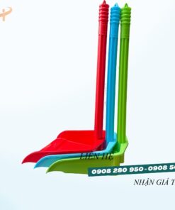 Ki hốt rác vuông cán dài cho gia đình & văn phòng – Gọn nhẹ, chắc chắn 8 ki hot rac can dai re
