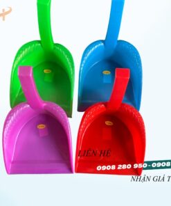Kho sỉ ki nhựa hốt rác hình lá cây cán ngắn – Hàng chất lượng, giá cực tốt 8 ki hot rac la 1