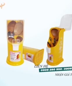 Ống đựng đũa có nắp giá rẻ tại HCM 6 ong dua chu u mau vang