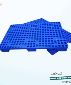 Chuyên Cung Cấp Pallet Nhựa 6 Chân Mặt Hở – Bền, Nhẹ, An Toàn, Giá Rẻ 6 ballet 6 chan mat lo duong
