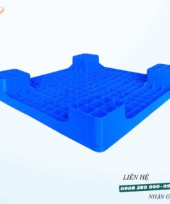 Thu Hồng cung cấp pallet nhựa vuông 4 chân mặt bít giá rẻ tại TP.HCM 5 ballet mat bit 4 chan