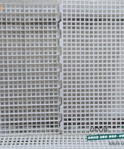 Sàn nhựa nuôi dê, gà, vịt, chó 50x100 lỗ vuông 7 san lo vuong nhua mau trang
