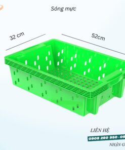 Sóng nhựa hở đựng cá 8 song ho dung ca la