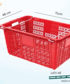 Sóng hở trái cây quai sắt giá sỉ rẻ – bền chắc, dễ vận chuyển 9 song trai cay quai sat do