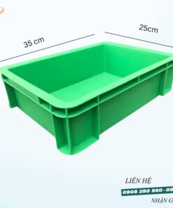 Thùng nhựa đặc B12 giá sỉ rẻ – Bền chắc, đa năng, dễ sử dụng 7 thung dac b12 la