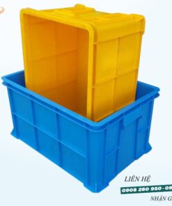 Thùng nhựa đặc B5 7 thung dac b5 duong vang