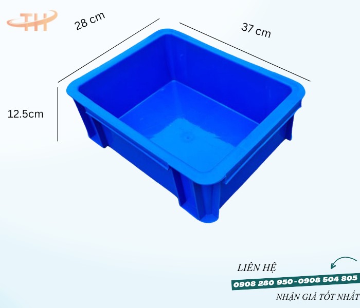 Thùng nhựa đặc B7 giá sỉ rẻ – Bền chắc, tiện dụng, giao hàng toàn quốc 4 thung nhua b7 dac