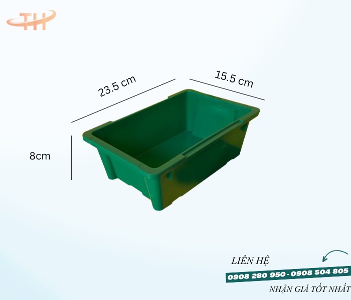 Thùng nhựa đặc A4 2 thung nhua dac a4 la