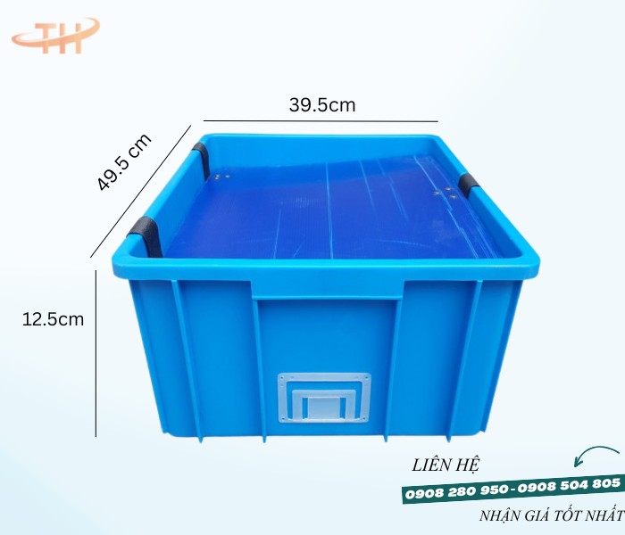 Thùng nhựa đặc B10 – Thu Hồng Uy tín, chất lượng, giá ưu đãi 3 thung nhua dac b10