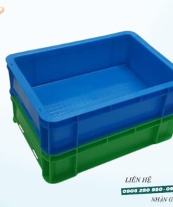 Thùng nhựa đặc B12 giá sỉ rẻ – Bền chắc, đa năng, dễ sử dụng 9 thung nhua dac b12