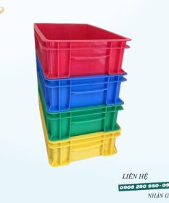 Thùng nhựa đặc B2 6 thung nhua dac b2 du mau