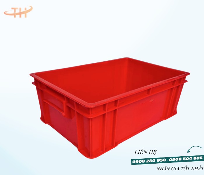 Thùng nhựa đặc B4 2 thung nhua dac b4 do