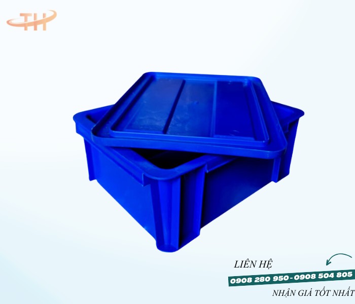 Thùng nhựa đặc B7 giá sỉ rẻ – Bền chắc, tiện dụng, giao hàng toàn quốc 2 thung nhua dac b7 co nap