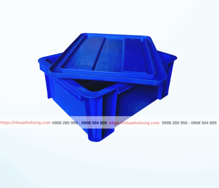 Thùng nhựa đặc B7 giá sỉ rẻ – Bền chắc, tiện dụng, giao hàng toàn quốc 1 thung nhua dac b7
