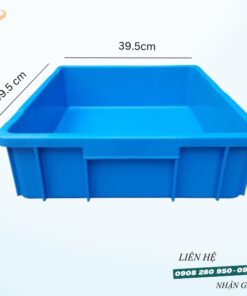 Thùng nhựa đặc B9 – Sản phẩm nhựa dày bền, dùng lâu dài 9 thung nhua dac b9 1