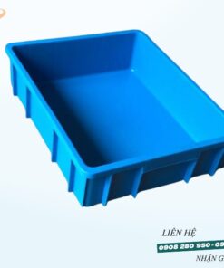 Thùng nhựa đặc B9 – Sản phẩm nhựa dày bền, dùng lâu dài 8 thung nhua dac b9 duong