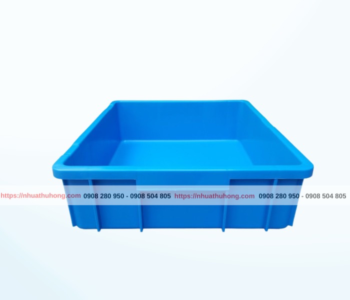 Thùng nhựa đặc B9 – Sản phẩm nhựa dày bền, dùng lâu dài 1 thung nhua dac b9