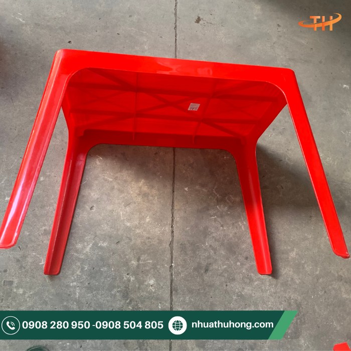 Bàn nhựa chữ nhật