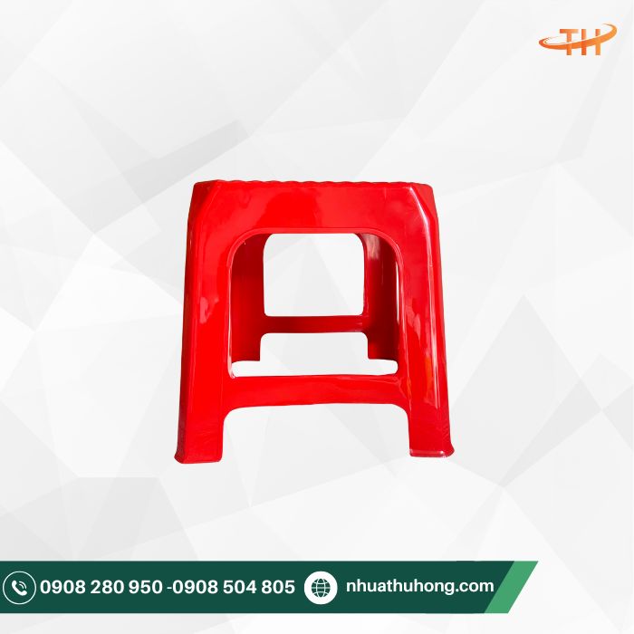 Ghế nhựa lùn sọc chất lượng cao giá rẻ tại TpHCM 3 Góc cạnh bo tròn an toàn khi sử dụng