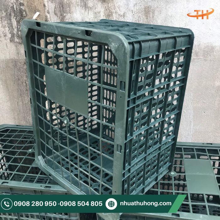 Rổ xoài, sóng nhựa hở có nắp đựng trái cây giá rẻ 3 Rổ xoài có nắp