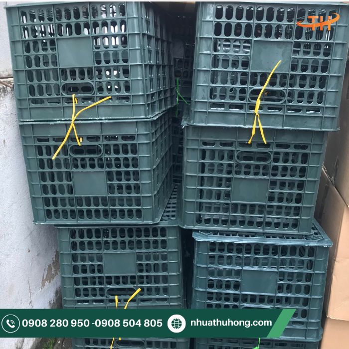 Rổ xoài, sóng nhựa hở có nắp đựng trái cây giá rẻ 1 Rổ xoài, sóng nhựa hở có nắp