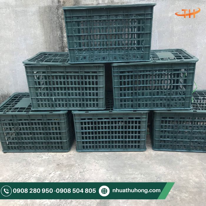 Rổ xoài, sóng nhựa hở có nắp đựng trái cây giá rẻ 4 Rổ xoài có nắp giá rẻ, chất lượng