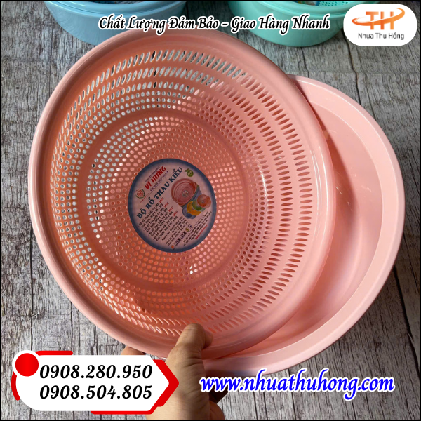 Cung cấp bộ thau rổ nhựa giá sỉ rẻ bền đẹp chất lượng cao 3 bo thau ro nhua 3