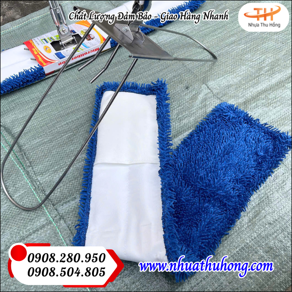 Cây lau nhà công nghiệp giá rẻ siêu sạch siêu bền sỉ rẻ hàng sẵn kho 3 Lau sàn công nghiệp nhanh chóng