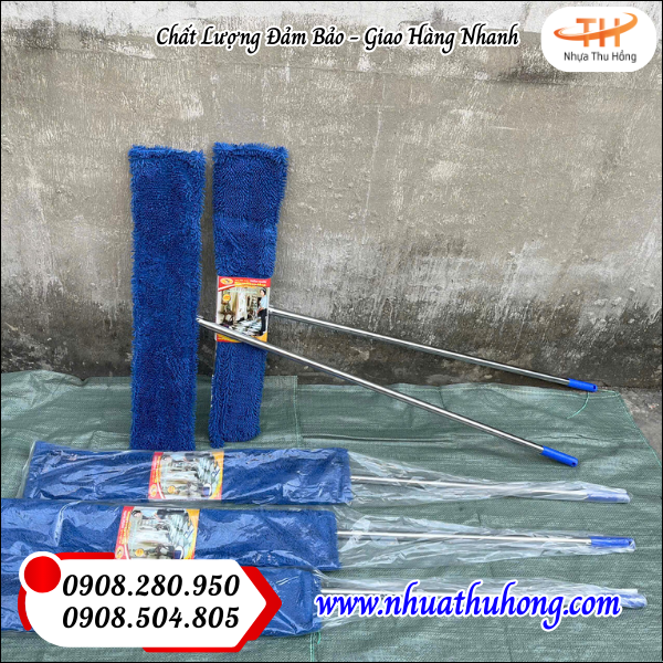 Cây lau nhà công nghiệp giá rẻ siêu sạch siêu bền sỉ rẻ hàng sẵn kho 5 cay lau nha cong nghiep 4