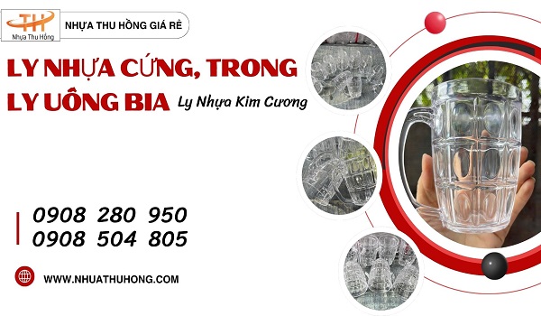 Bỏ sỉ ly nhựa trong uống bia giá rẻ tại HCM 1 ly nhua trong ly uong bia 2