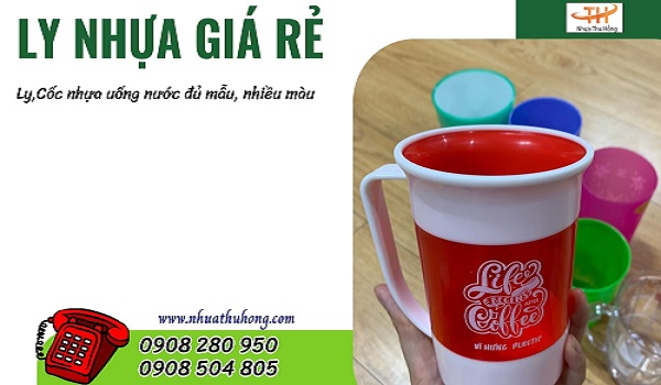 Sỉ lẻ ly nhựa uống nước giá rẻ tại xưởng 1 ly nhựa đựng nước uống