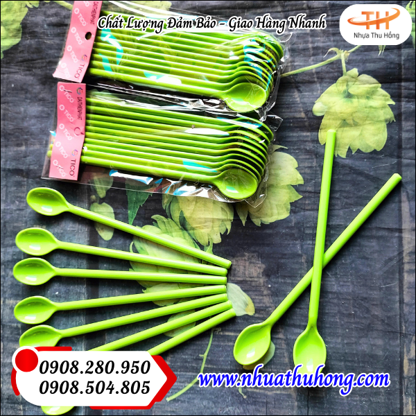 Muỗng nhựa cứng giá rẻ sẵn kho nhà cung cấp sỉ lẻ tại HCM 5 Muỗng cà phê nhựa sỉ rẻ