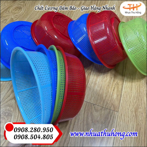 Sỉ lẻ rổ nhựa gia dụng giá rẻ sẵn kho tại HCM 5 không phai màuRổ nhựa kiểu dáng hiện đại